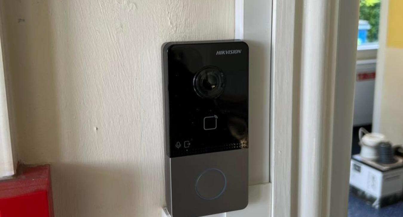 CCTV system with doorbell installation in Blackpool