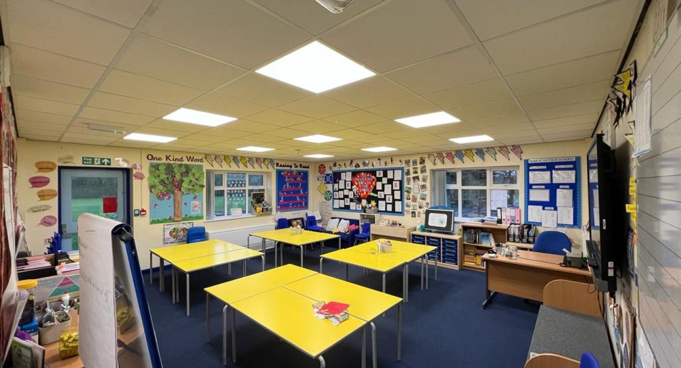 West Coast Electrical Blackpool School LED lighting Installation