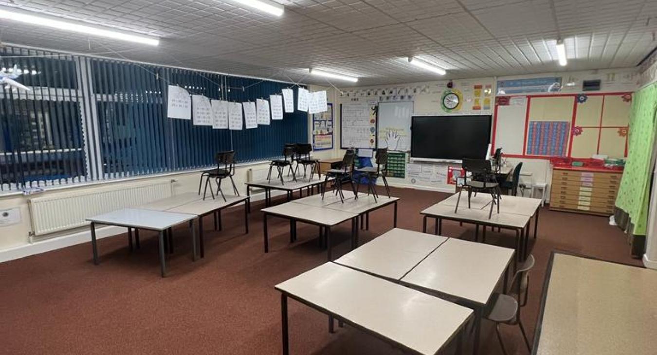 School LED Lighting Upgrade by West Coast Electrical in Blackpool