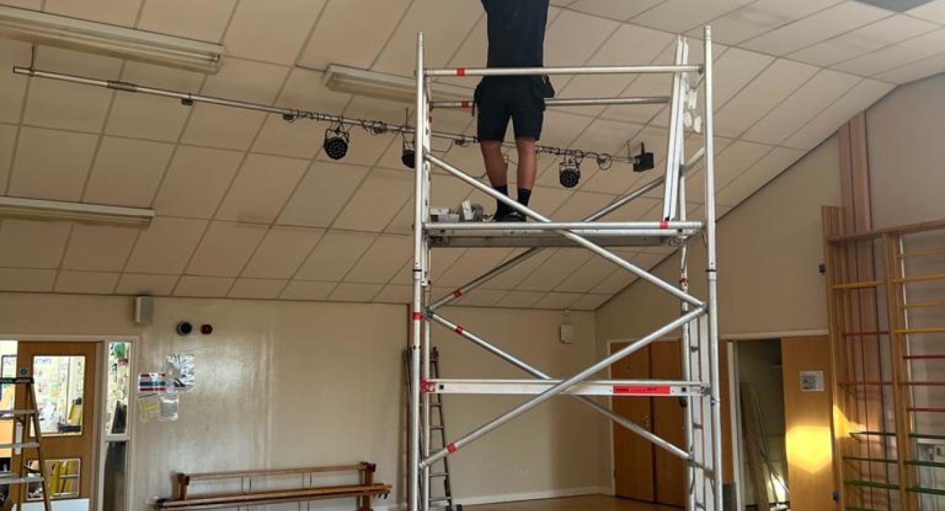 School LED Lighting Upgrade by West Coast Electrical in Blackpool