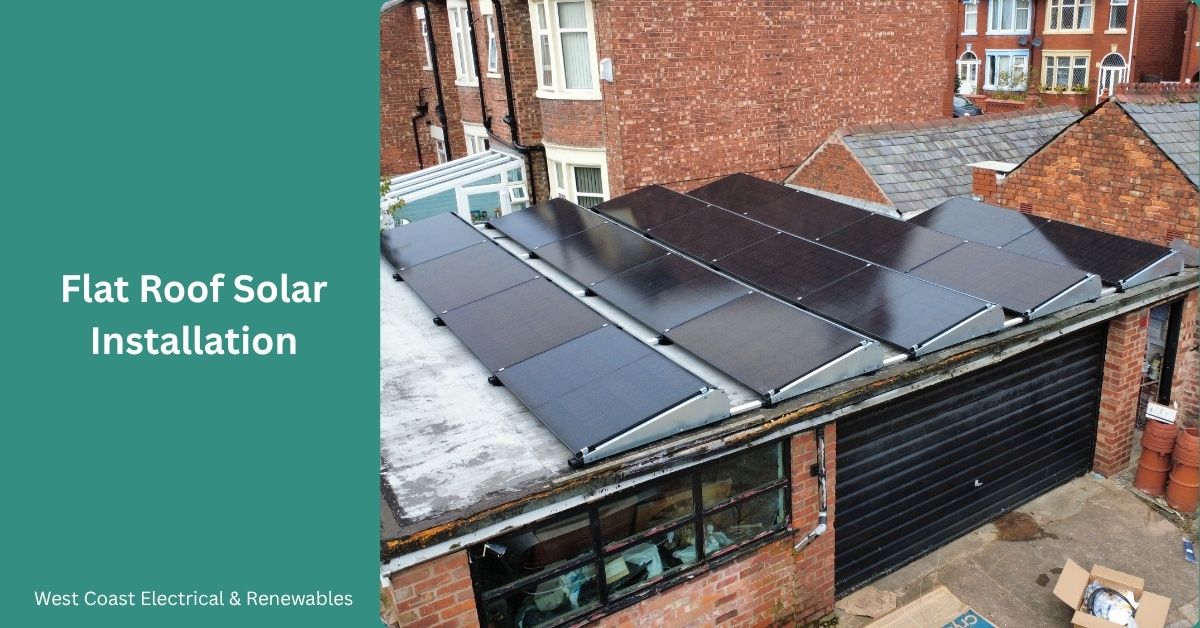Flat Roof Solar Installation