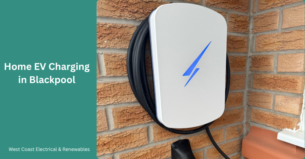 White Hypervolt Home 3 Pro EV charger, ideal for home electric vehicle charging with smart features and stylish design