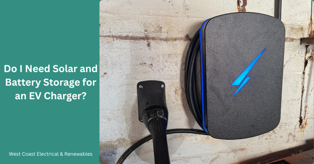 Hypervolt Home 3 Pro EV charger installed at a residential property in Blackpool, supplied by West Coast Electrical