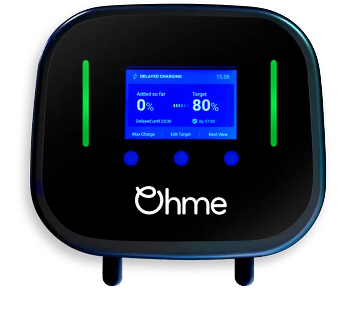 stock image of ohme car charger
