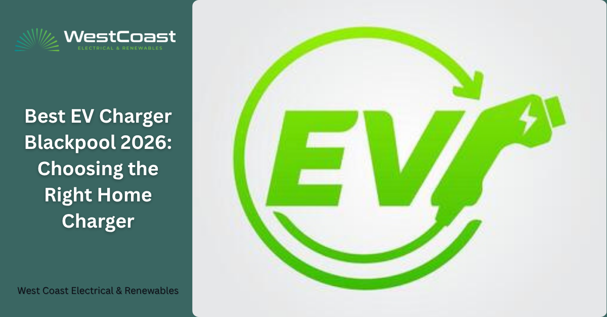 Best EV Charger Blackpool 2026: Choosing the Right Home Charger