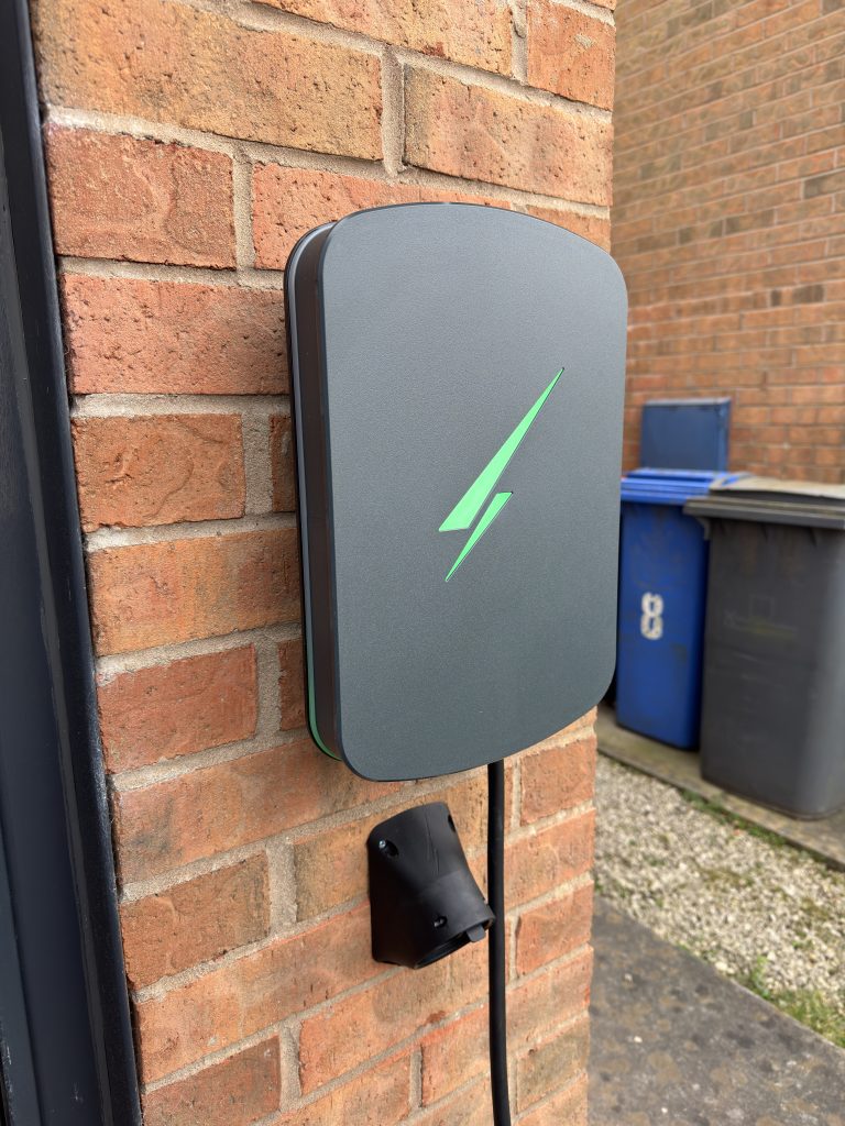 hypervolt ev charger installed by west coast electrical & renewables