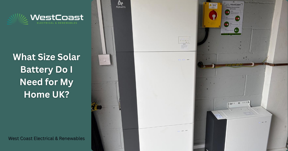 What Size Solar Battery Do I Need for My Home UK?