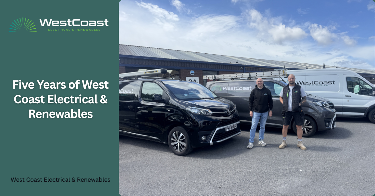 Five Years of West Coast Electrical & Renewables