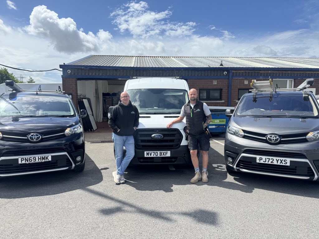 scott and luke at West Coast Electrical & Renewables in Blackpool