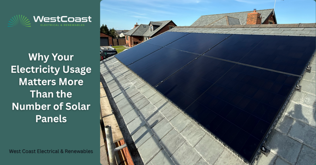 Why Your Electricity Usage Matters More Than the Number of Solar Panels