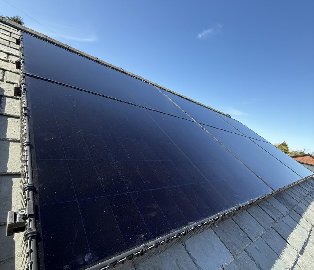 solar PV panels by west coast electrical & renewables