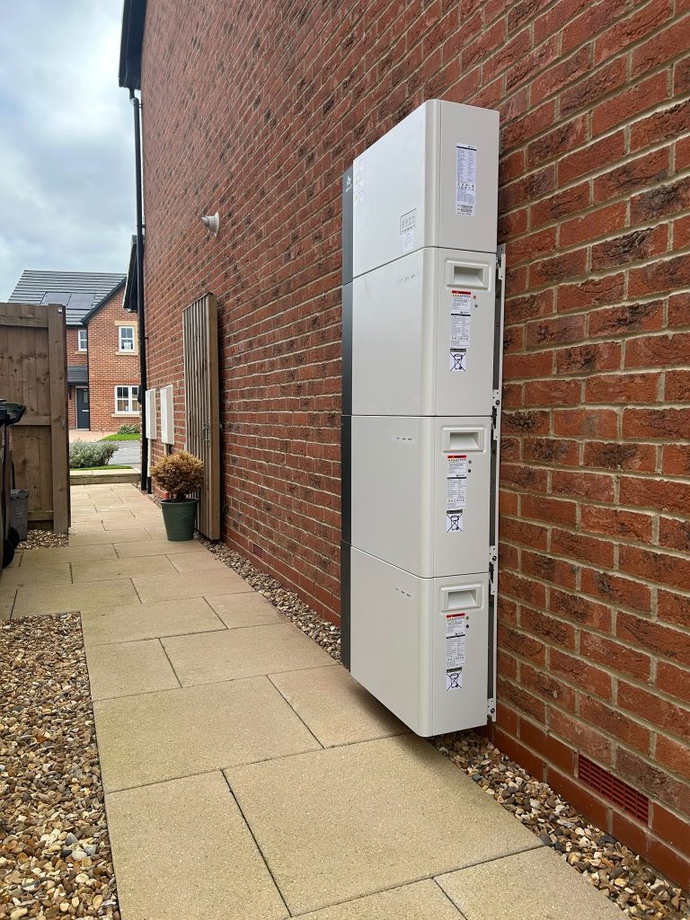 battery storage on new-build house in poulton-le-fylde by west coast electrical & renewables